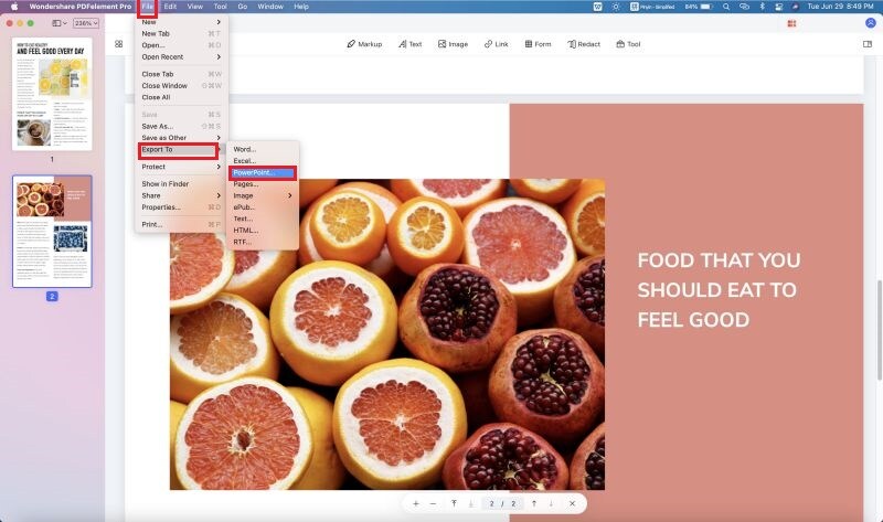 convert pdf to powerpoint for mac